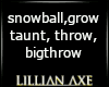 [la] Snowball fight