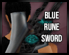 Blue rune sword
