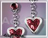 Chains Hearts Earring