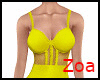 Toria Yellow Dress - Zoa