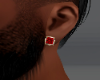 Ruby Earrings gold