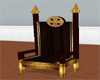 Brown/gold Throne