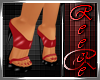 {BE}Jami heels red/blk