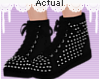 ☯: Black Spiked Shoes
