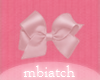 [mb89] Light Pink Bow-v1