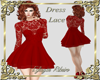 Dress doll lace red