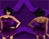 *LRR* purple short dress