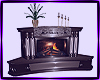elegant corner fireplace