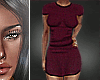 Bergandy Tail Dress S