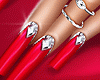 Diamond Nails Red!