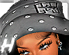 Studded Beanie Grey H.O