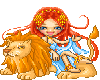 Little Girl with a Lion