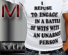 Battle Of Wits Tee (wht)
