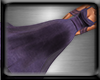 {J} Purple Flowing Gown