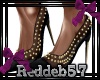 *RD* Gold Spiked Heel