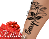 Flower sexy tattoo