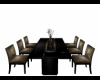 DINNING TABLE BLACK GOLD