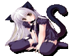 Anime Girl Cat