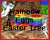 Rainbow Eggs Easter Tree