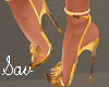 Yellow Sling Heels