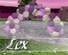 LEX wedding balloon arch