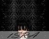 dark black hair