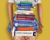 School Girl College Book