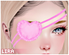 Pink Heart Eyepatch