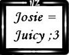 Josie's name tag