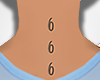 666 Neck Tatt