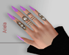 A! Kylie Purple Nails