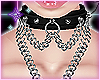 Chained Collar Black