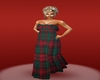 Plaid Christmas Gown