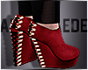 A: Studded Heels Red