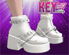 K- White Boots Karin