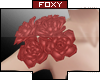 Burgandy Shoulder Roses