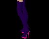 Purple and pink