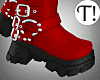 T! Lisa Red Boots