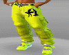 Pants yellow woman