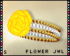 S|Flower HandJwl Yellow