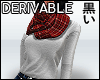 [K] autumn scarf top