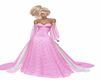 princess heart gown pink