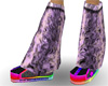 Fake Fur Rave Boots