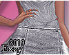 RL. Silver Shiny Skirt