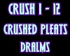 DRALMS-CRUSHED PLEATS