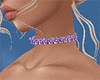 purple sparkle necklace