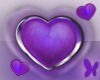 Interactive violet heart