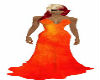 Orange Evenings Dress