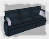 A: Blue black couch