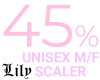 45% Full Body Scaler M/F